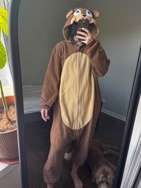 Squirrel Onesie Adult Animal Costumes